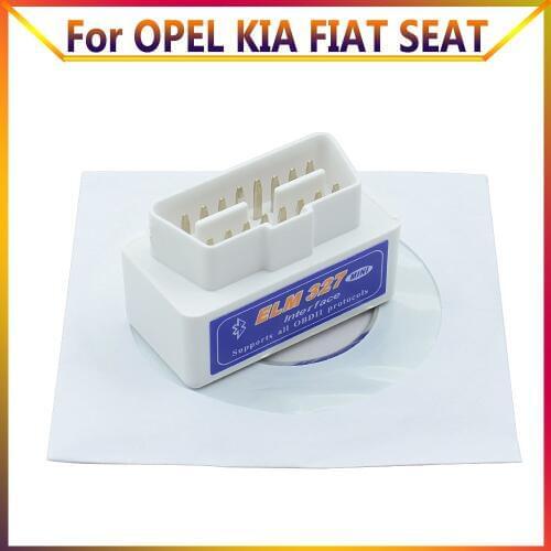 Mini ELM327 Bluetooth V2.1 OBD2 Protocol Car Diagnostic Tool Engine Torque Android Scanner Code Reader For OPEL KIA FIAT SEAT
