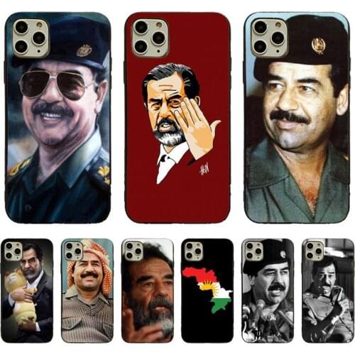 Saddam Hussein Iraq Arabic Luxury Soft Phone Case For iPhone 11pro 12pro MAX 8 7 6 6S Plus X XS MAX 5 5S SE XR Fundas Capa
