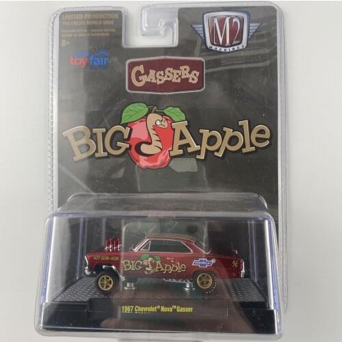 NEW M2 machines 1:64 1976 CHEVROLET NOVA GASSER limited 750 pcs 2020toy fair BIG APPLES Collect die-casting simulation model