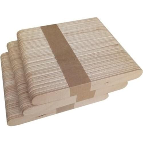 10/50pcs Disposable Tongue Depressors Wooden Hair Removal Tattoo Waxing Stick Tongue for Beauty Tools 114mm X 10mm X 2mm