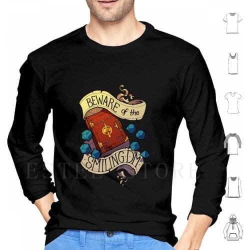 Beware Of The Smiling Master Hoodies Long Sleeve And Dnd Master Dm Dnd Jokes Dice Dnd Dice Gaming Dice Dnd Manual