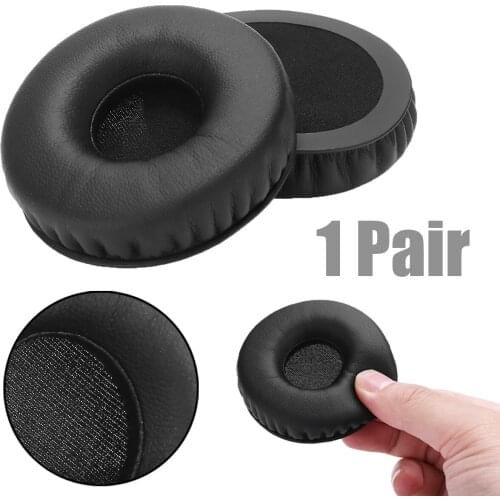 2pcs Dedicated Ear Pads Cushion Headset Case Suitable for AKG N60NC Series Wired Headphones Black Earphone Protective Cover