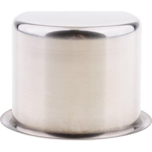 6x55mm Stainless Steel Cup Drink Holder Ashtray for Marine Boat RV Camper 4x