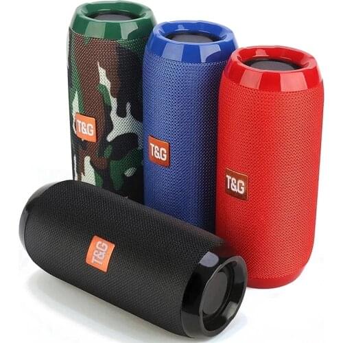 Portable Bluetooth-compatible Speaker Wireless Bass Column Waterproof Outdoor USB Speakers Support AUX TF Subwoofer Loudspeaker