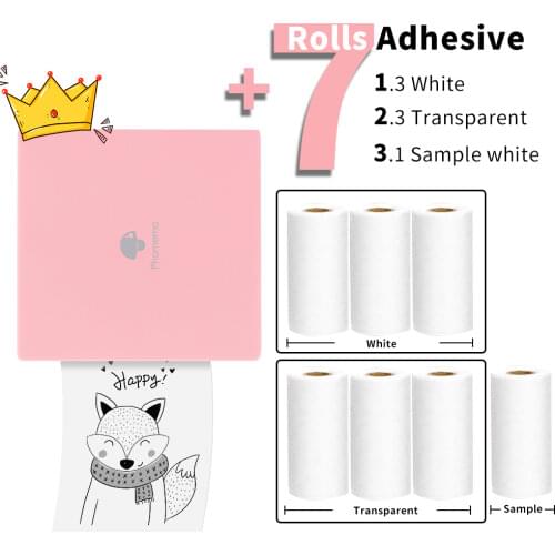 Phomemo M02 Thermal Printer Mini Impresora Print Pocket Mini Label Sticker Printer Wireless Mobile Phone Printer for Journal