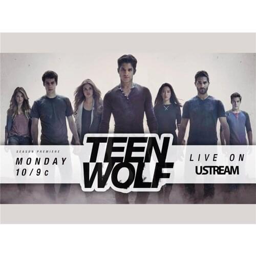 Teen Wolf Movie Printed Canvas 11CT Cross Stitch Embroidery Kit DMC Threads Needlework Craft Knitting Handiwork Wholesale