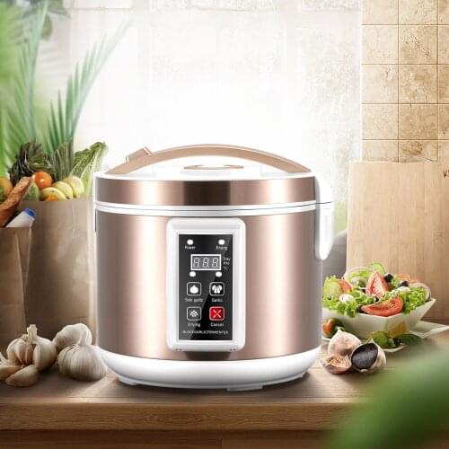 5L Professional Black Garlic Fermentation Tank With Aluminum Inner Pot And Grid Structure Intelligent Hot Air Convection System