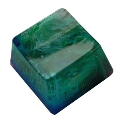 Handmade Customized OEM R4 Profile Resin Keycap for cherry MX Switches Mechanical Keyboard RGB Translucent Resin Keycap