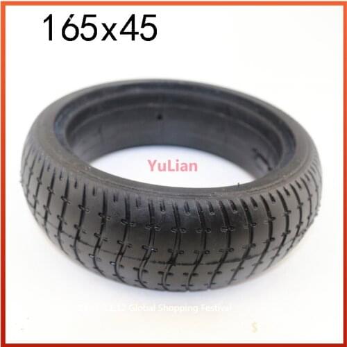6.5 Inch 165x45 Solid Tire for Mini Electric Scooter Balancing Car 7 Inch Explosion-proof Solid Tyre Wheel Accessories