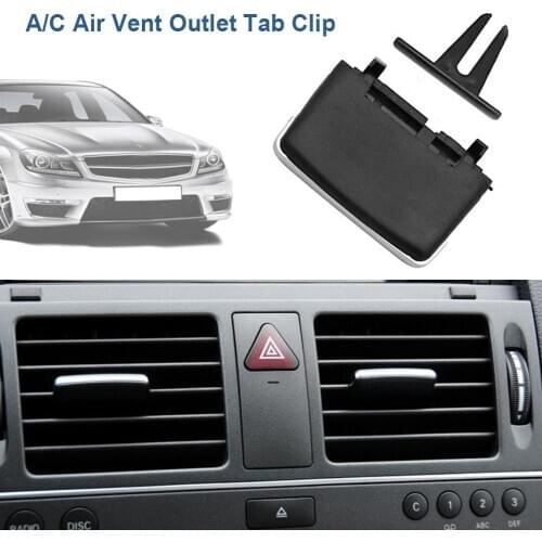 Car A/C Air Vent Tab Clip Automobiles Air Conditioner Outlet Pets Mercedes-Benz W204 C180 C200 Auto Accessories 2019