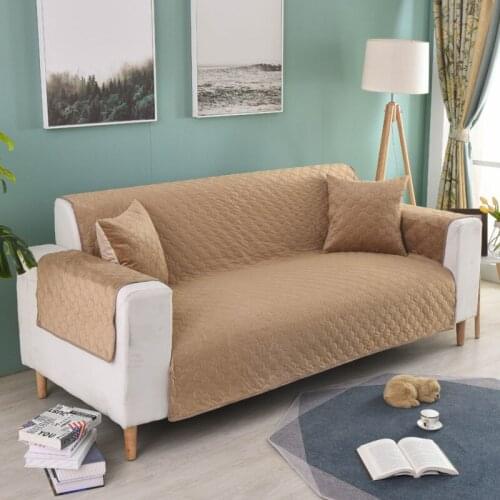 1 piece Washable Removable sofa cover Winter thicken plush sofa slipcover Slip Resistant Couch Cover Sofa Towel for Living Room
