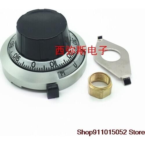 B2 precision dial knob multi-turn potentiometer knob inner hole 6.4MM power distributor 3590S 534