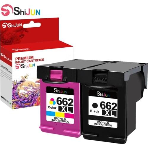 SHIJUN Ink cartridge Compatible For HP 662 XL 662xl For HP Deskjet 1015 1515 2515 2545 2645 3545 4510 4515 4516 4518 printer