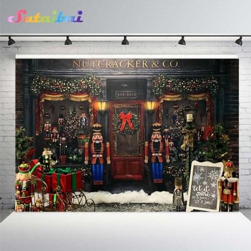 Photography Background Christmas Nutcracker Party Happy New Year Newborn Baby Kids Child Portrait Backdrop Photo Studio