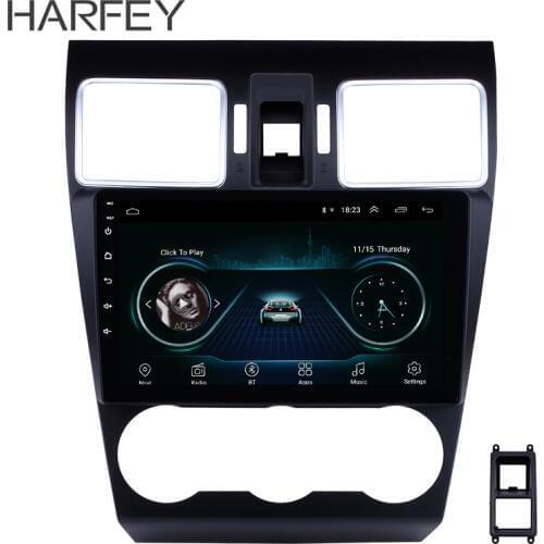 Harfey 9" Android 8.1 Radio TouchScreen Bluetooth GPS Navi For Subaru Forester 2015 2016 2017 Support 3G WiFi TPMS DVR OBD II