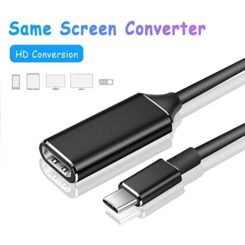New Type C To HDMI Cable USB C To HDMI Cable Converter 4K USB 3.1 30Hz HD Extend Adapter For Macbook For Samsung Dropshipping