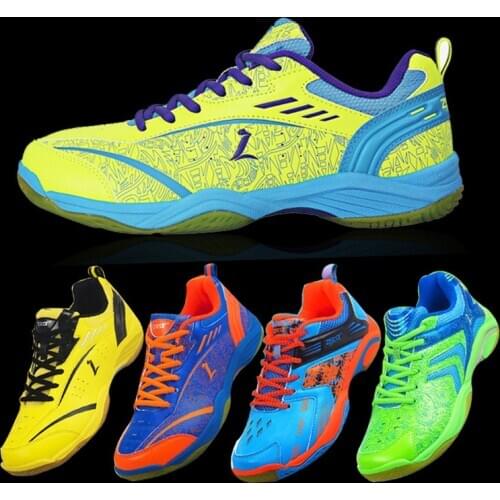 Professional Lightweight Badminton Shoes for Men and Women Breathable Athletic Sneaker Anti-Slippery Comfort Sport Shoe L2077SPC