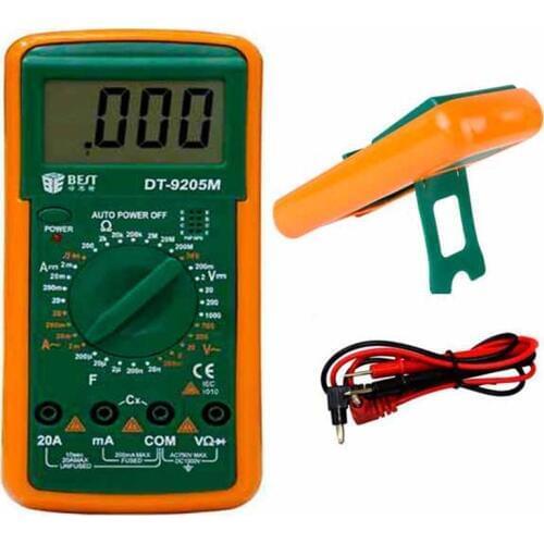 Professional LCD Digital Multimeter digital tester BEST DT9205M Handheld large screen With Buzzer DMM Meter dt9205a Upgraded