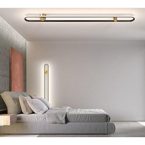 Modern LED Ceiling light 120CM 100CM Large Ceiling lamp For Living room Bedroom Dining room Kitchen Corridor Lights Black+Gold