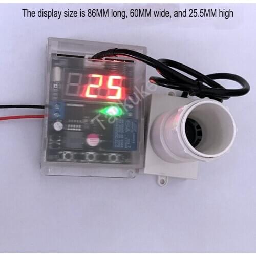 Ultrasonic Ranging Sensor Small Angle Probe Body Sensor with Adjustable Display Distance Relay Output