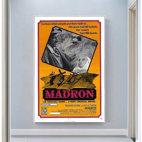 V0991 Madron Vintage Classic Movie Wall Silk Cloth HD Poster Art Home Decoration Gift