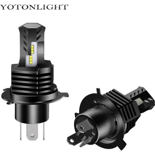 YOTONLIGHT Super Led H4 Lamp 55w 15000lm Led Headlight Bulbs Lampada Led h4 Hb2 Car Motorcycle Lights ZES 6500K White DC12V
