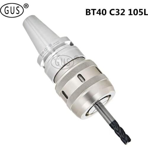 1pcs BT40 C32 105L Power Collet Chuck Holder Strong And Multi Lock Milling CNC machining center dustproof tool shank lathe chuck