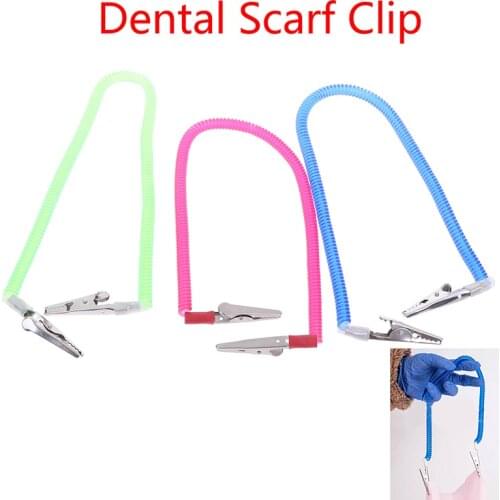 1pc Dental Scarf Clip Napkin Holder Dentistry Material Napkin Holders Dental Tools Approx.40cm