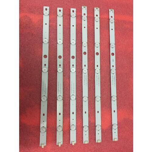 10set 40'' 775mm*17mm 10leds LED Backlight Lamps LED Strips w/ Optical Lens Fliter for TV Monitor Panel New