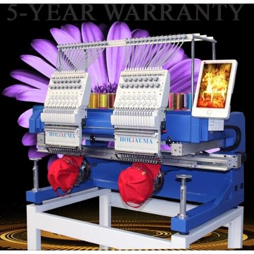 5 years warranty!Factory Directly Wholesale Computer Used Happy 9/15 needle 2head Barudan Embroidery Machine Prices Small Parts