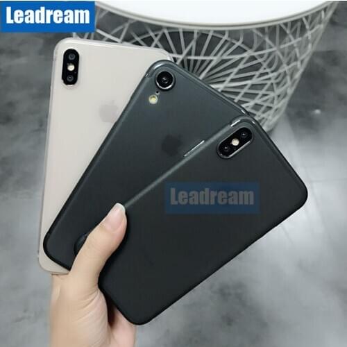 50PCS for iPhone 11 Pro Max X XS MAX XR ultra-thin 0.3MM matte soft Case Cover for iPhone 6 6S 7 8 Plus