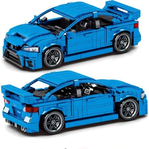 SEMBO 812pcs Children Creator City Pull Back Vehicle Building Blocks Technical Racing Car Model Bricks Toys For Children Gifts
