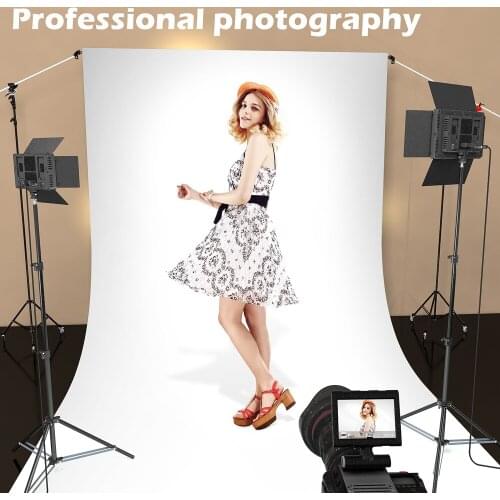 9 inch 600pcs studio camera photo light 3200K/5500K CRI90 led video light kit with 1.6m tripod for Photography Light youtube