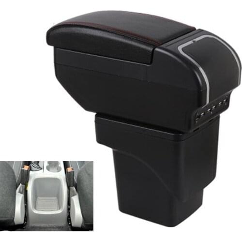 Large Armrest For Ford Focus 2 MK2 2005-2011 Arm Rest Centre Center Console Storage Box Leather Support 2006 2007 2008 2009 2010