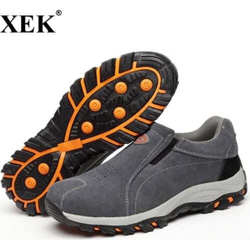 XEK 2018 Brand Casual Male Sneakers Loafers For Men Shoes Spring Slip On Driving Walking Designer Quality Footwear ZLL224