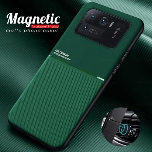 For xiaomi 11 ultra case car magnetic holder phone cover for xiaomi mi11 mi 11 ultra mi11ultra silicone soft frame coque fundas