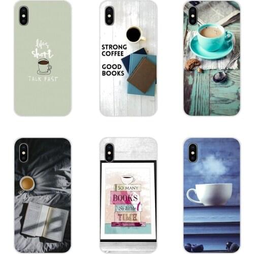 For Huawei G7 G8 P7 P8 P9 P10 P20 P30 Lite Mini Pro P Smart Plus 2017 2018 2019 Books And Coffee Inverted Mck Fashion Phone Case