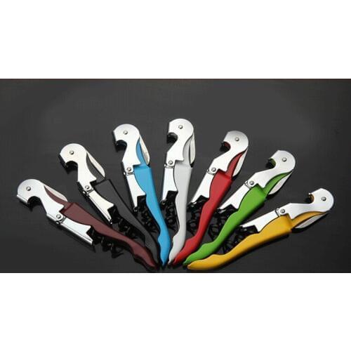 Waiters Wine Tool Bottle Opener Sea Horse Corkscrew Knife Pulltap Double Hinged Corkscrew ,200pcs Free DHL/Fedex