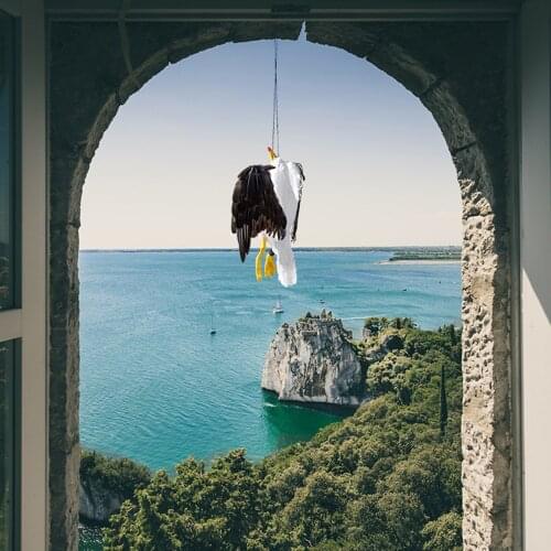 1:1 Artificial Seagull Bird Haunted House Door Lawn Window Prop Decor Branches Halloween Hallway Hanging Party Pendants