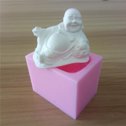 Chinese Buddha Silicone Soap Mold Candle Mold Food Grade Silicone Mold for Soap Chocolate Sugar Craft