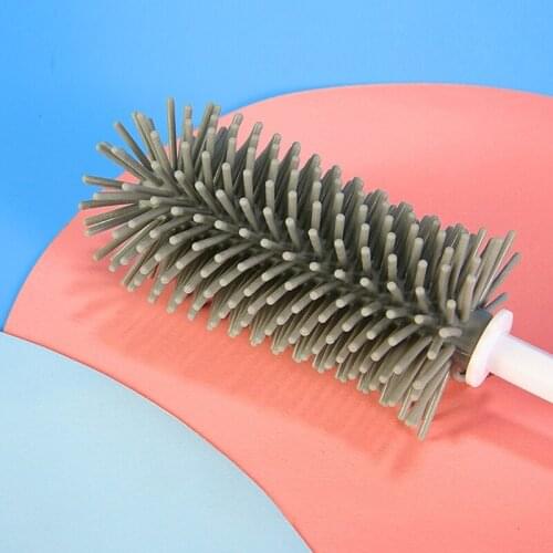 3pcs Baby Bottle Brushes Silicone 360 Degree Rotation Nipple Cup Cleaning Brush Q9QB