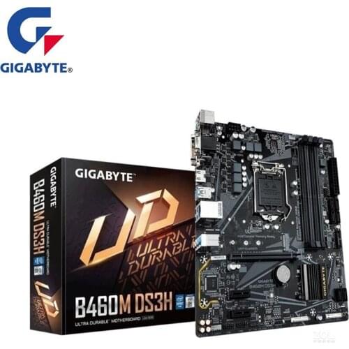 NEW For Gigabyte GA B460M DS3H Motherboard LGA 1200 B460 Desktop Mainboard Support i3 i5 i7 10400F 10400 10100F 10700K
