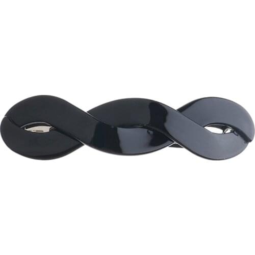Mi Dairy Brand Ins style personality acrylic hairpin black barrettes elegant temperament