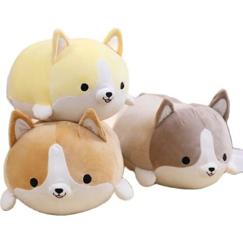 35-60 Cute Fat Shiba Inu Dog Plush Toy Stuffed Soft Kawaii Animal Cartoon Pillow Lovely Gift for Kids Baby Children Good Quality