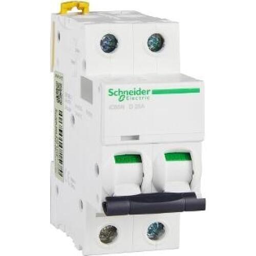 IC65N 2P D25A A9F19225 2P | 25A | D | 6KA IC65 miniature circuit breaker