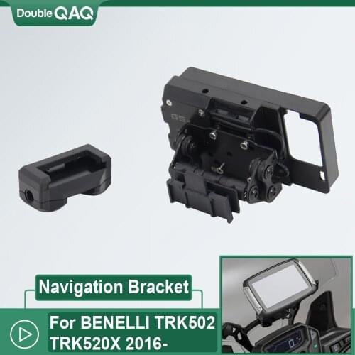 Motorcycle For BENELLI TRK502 TRK 502X Jinpeng TRK502 XGPS SMART PHONE Navigation GPS Plate Bracket Adapt Holder Kit