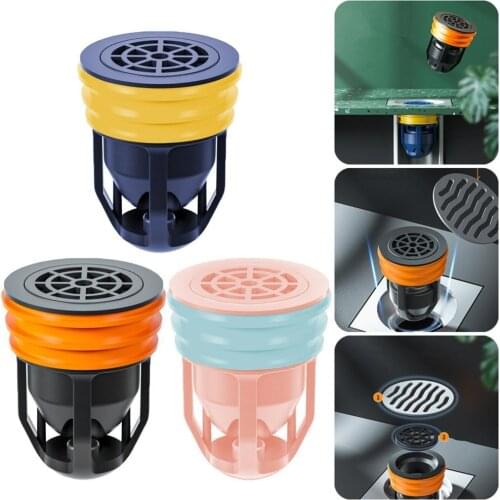 Floor Drain Core Large Displacement Backflow Preventer PVC Anti-clogging Magnetic Waste Water Drainer for Home