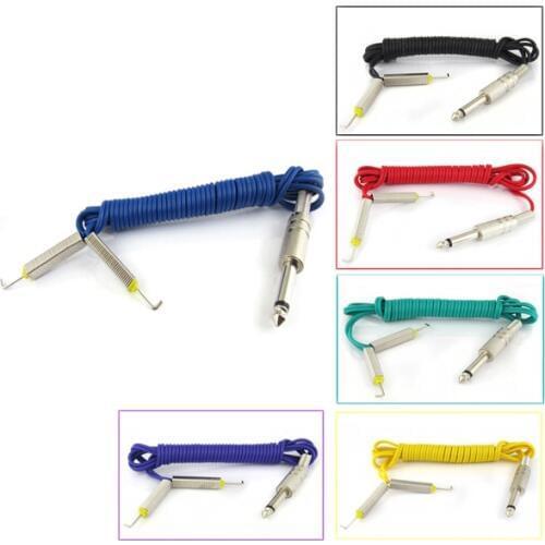 New Type Colored tattoo square clip cord (Phono plug)