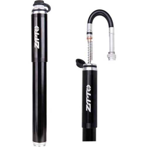 ZTTO Mini Portable Handle Bicycle Pump Schrader Presta Valv Bike Tire Ball Inflator Air Pump With Gauge 160PSI High Pressure