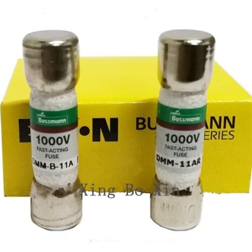Free Shipping1PCS BUSSMANN NEW fuses DMM-B-11A DMM-11AR 10x38mm 1000V 11A DMM 10*38MM with fuse for fluke multimeter